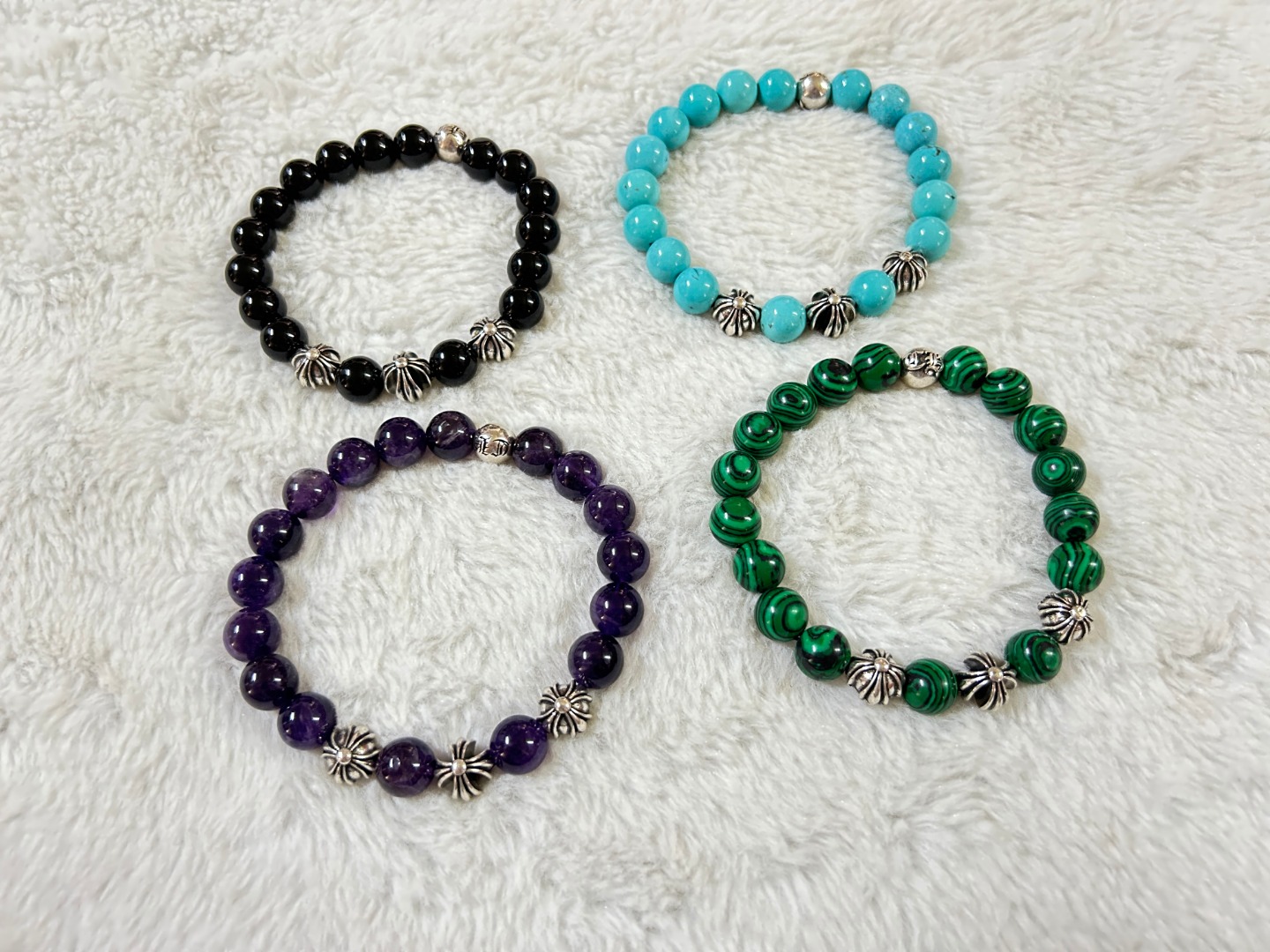 Chrome Hearts chrome herats 克罗心 4配件10M珠手链 颜色齐全 支持定制长度