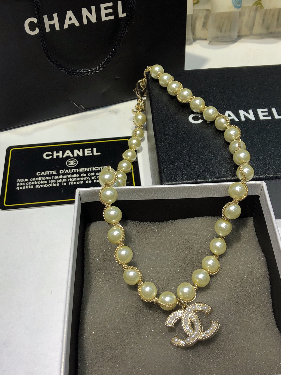 Chanel AAA+
 Jewelry Necklaces & Pendants Set With Diamonds Summer Collection