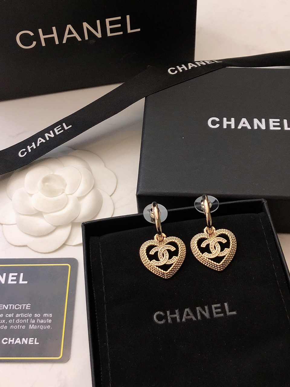 Chanel Jewelry Earring Fake Designer
 Openwork Weave
