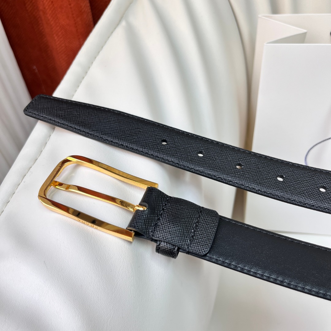 Prada Saffiano Leather Belt with Gold Buckle | Minimalist Style 6 o 1hqhanq0qh871d85smo1nqe1dgf3g