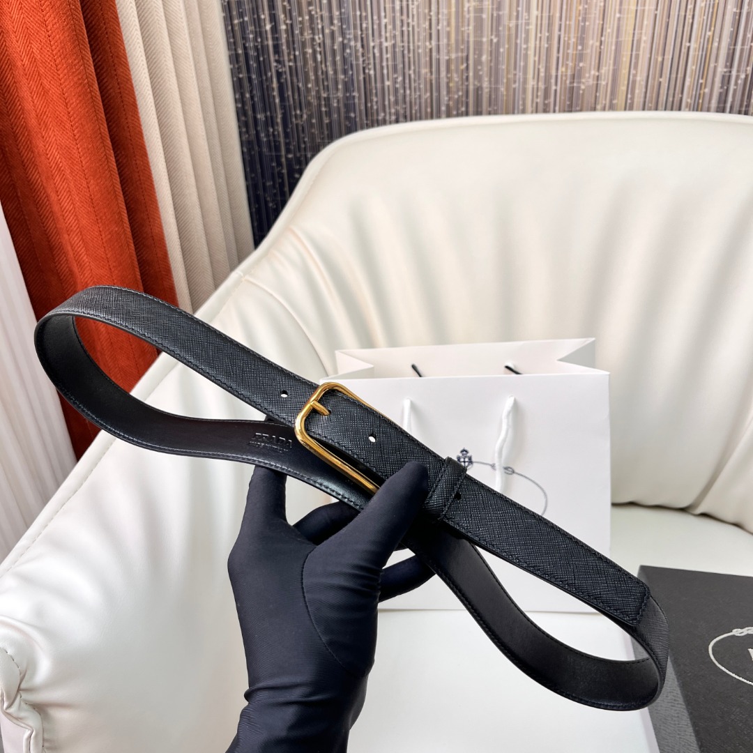Prada Saffiano Leather Belt with Gold Buckle | Minimalist Style 5 o 1hqhanq0qs251l7h141gpajip3f