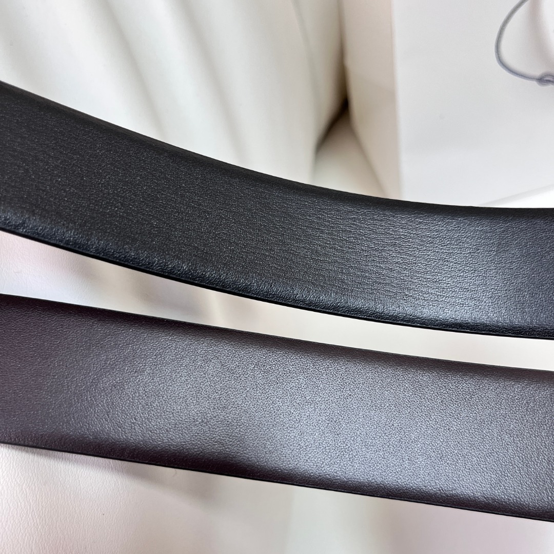 Prada Reversible Leather Belt with Gold Buckle, 3.5cm Width 8 o 1i23f6auqtj6stvkevasd1pf82o