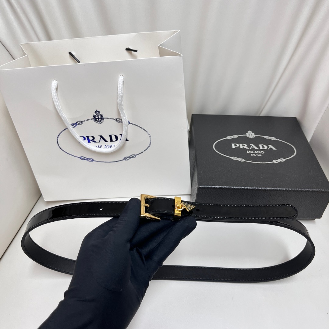 Prada Saffiano Leather Belt with Triangle Buckle | Classic Design 2 o 1i23fed9a5tkbkp1ghg1vc65jk3q