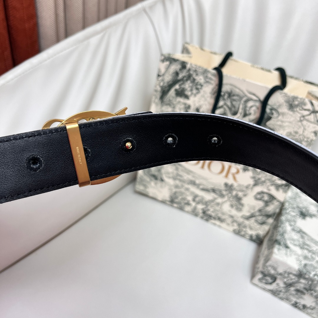 DIOR Spring/Summer Belt with CD Buckle - High Waist, Slimming Design 4 o 1i2o24d9cbcpfjv3n69v6128q1l