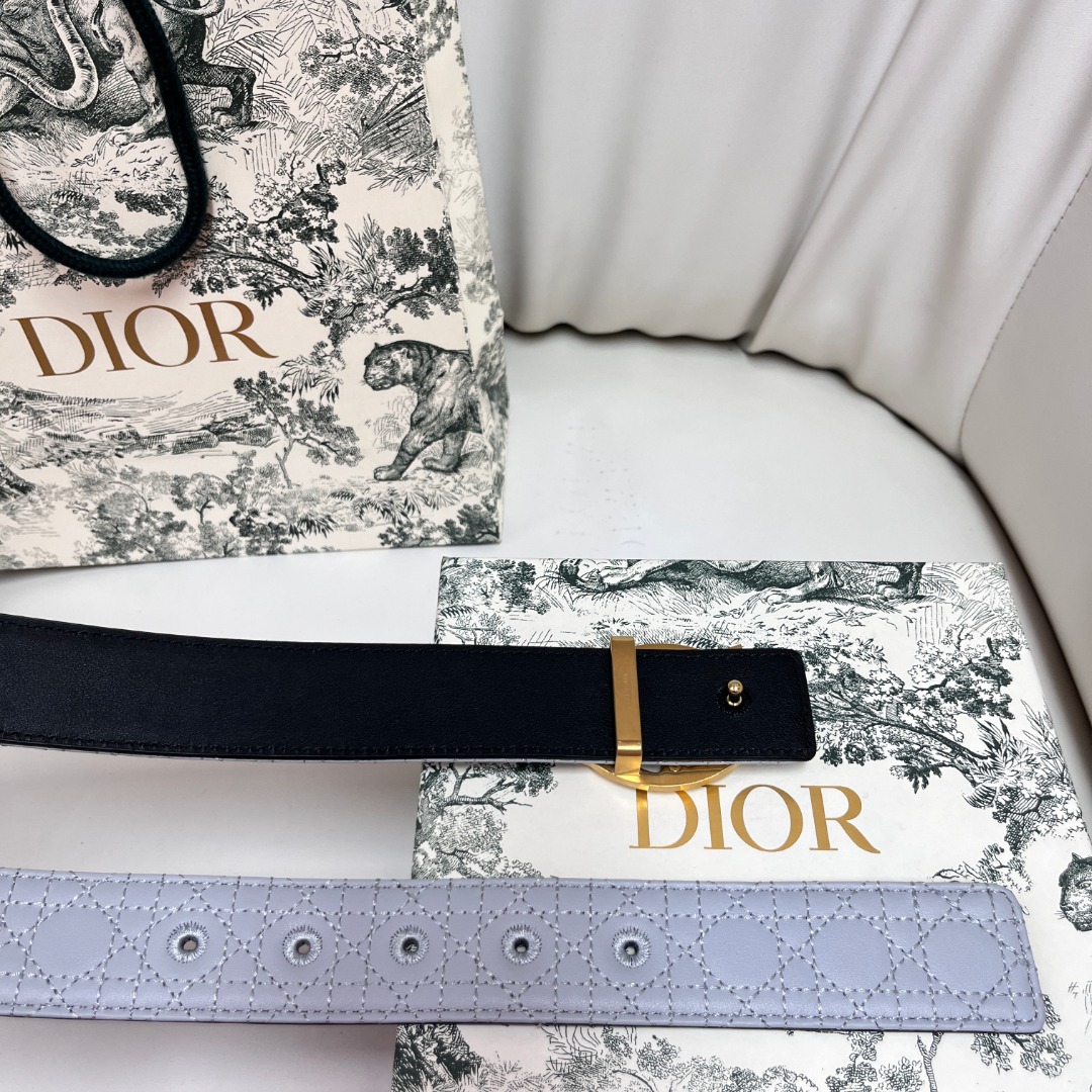 DIOR Spring/Summer Belt with CD Buckle - High Waist, Slimming Design 6 o 1i2o24d9d11easka1bv4f3j1tu91n