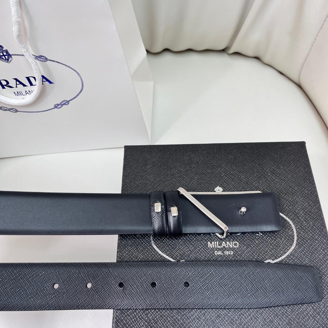 Prada Buckle Belt with Iconic Triangle Logo - Modern & Sophisticated 4 o 1i3cjh8ic15o4kdb1b8o1n851kaj2e