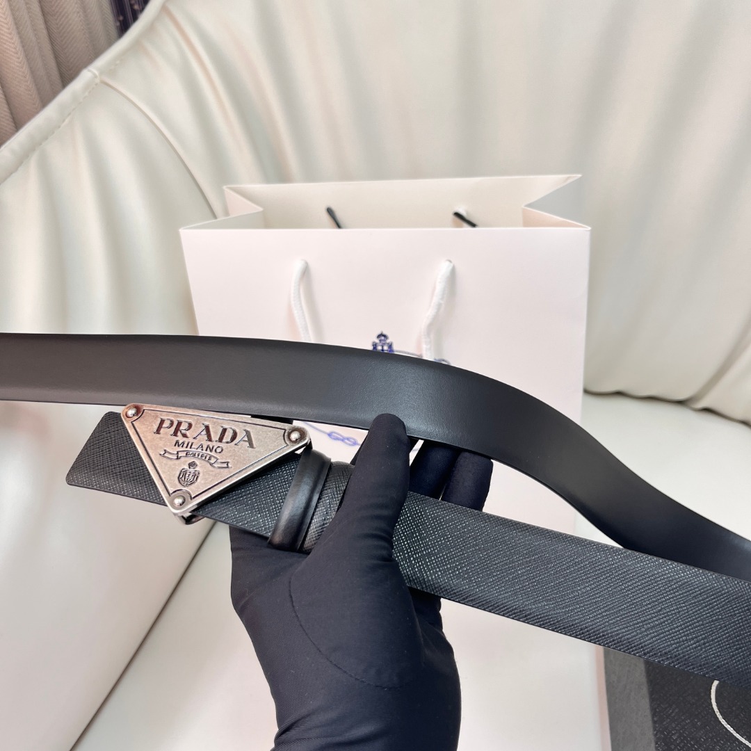 Prada Buckle Belt with Iconic Triangle Logo - Modern & Sophisticated 8 o 1i3cjh8if1q7v1rgssp3f6tb12i