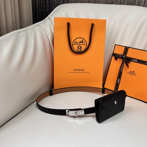 Hermès Kelly Pocket 18 Cinturón de Cuero con Hebilla de Acero Inoxidable 1 Hermès Kelly Pocket 18 Cinturón de Cuero con Hebilla de Acero Inoxidable