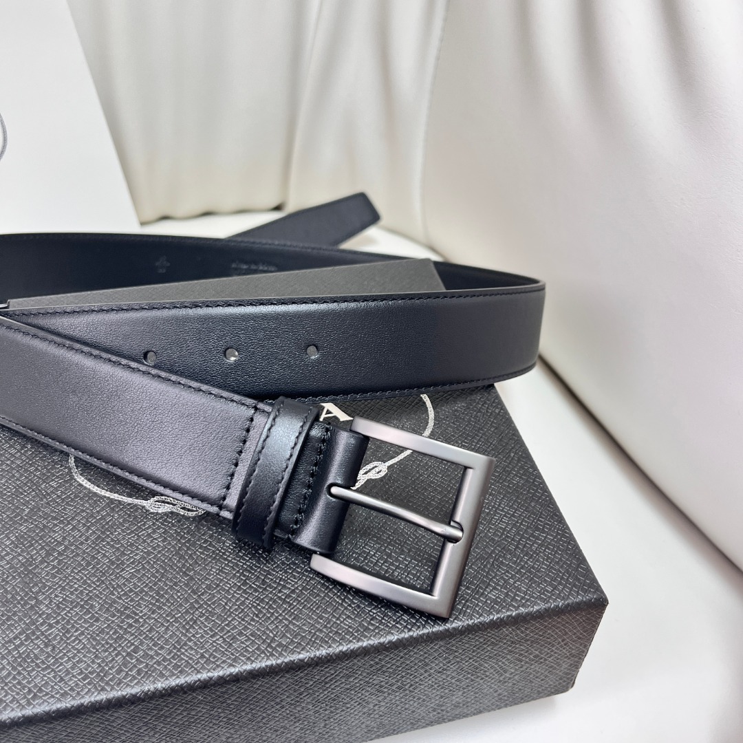 Prada Leather Belt for Men, Classic Buckle, Modern Style, 3.5 cm Width 6 o 1i66or90s1s2c1vmrmg9afn76q3g