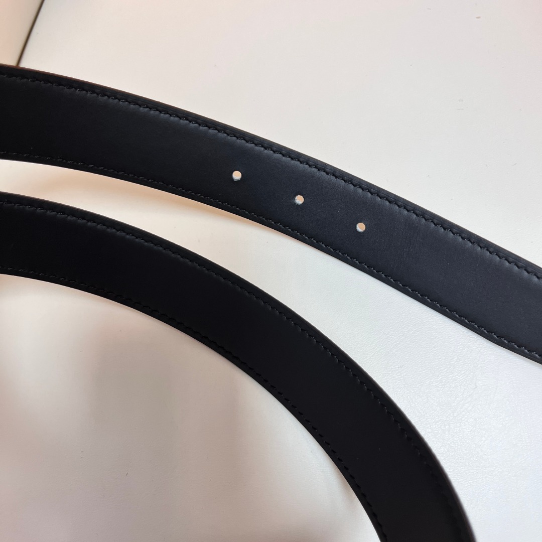 Hermes Reversible Leather Belt with H Buckle, White/Black, 3.2cm Width 5 o 1i6oorrvk11gdfao1c4g1cv01b3dg