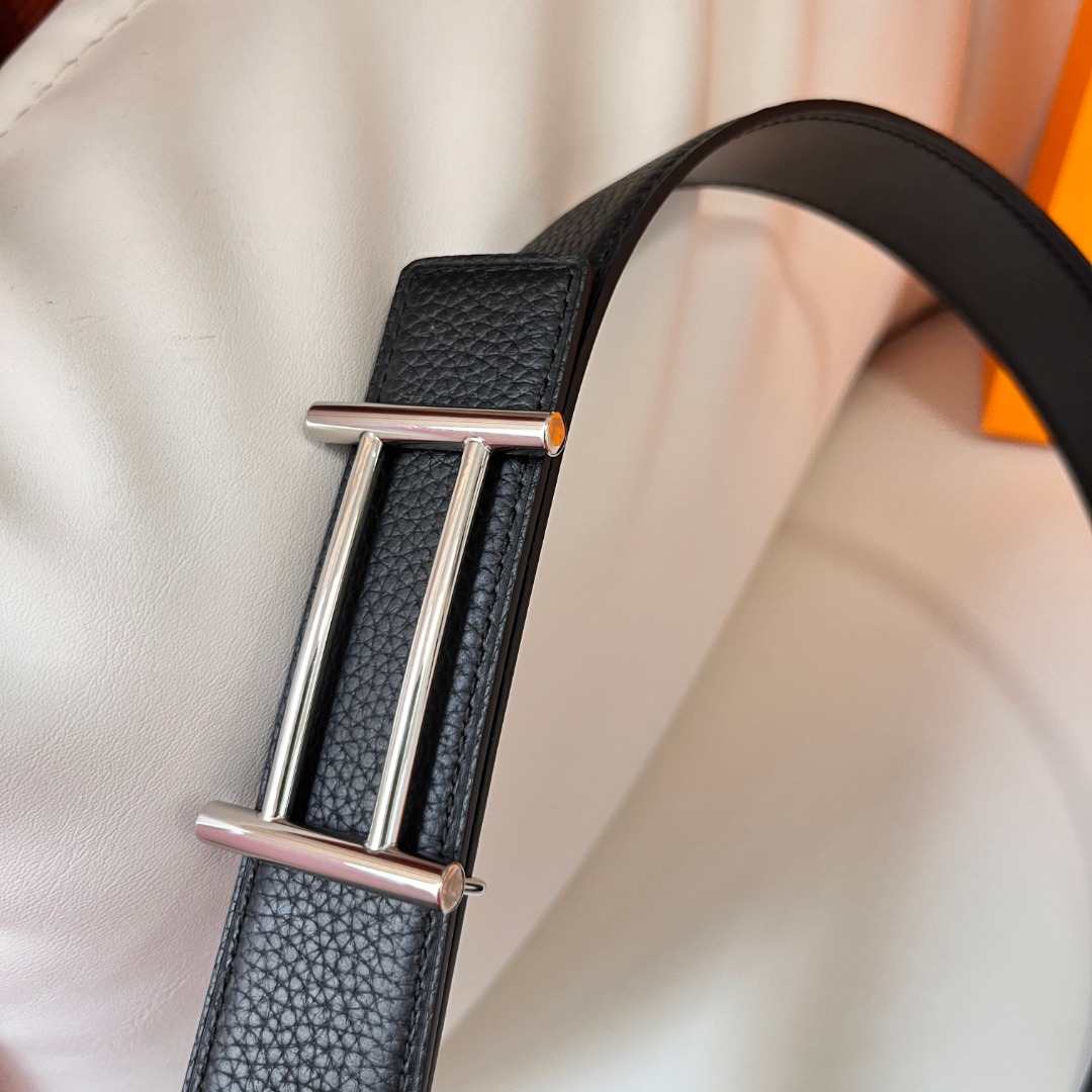 Hermes Classic H Buckle Reversible Leather Belt 3.2 cm - Stylish & Elegant 3 o 1i6opct8u1hmhr1t1sl115k8bd41j