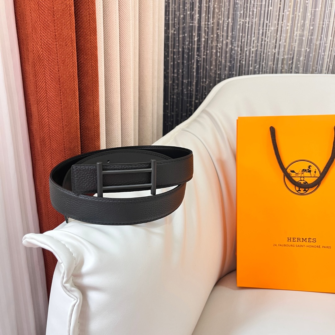 Hermes Classic H Buckle Reversible Leather Belt 3.2 cm - Stylish & Elegant 10 o 1i6opct93imb1hletr513ca8ki1q