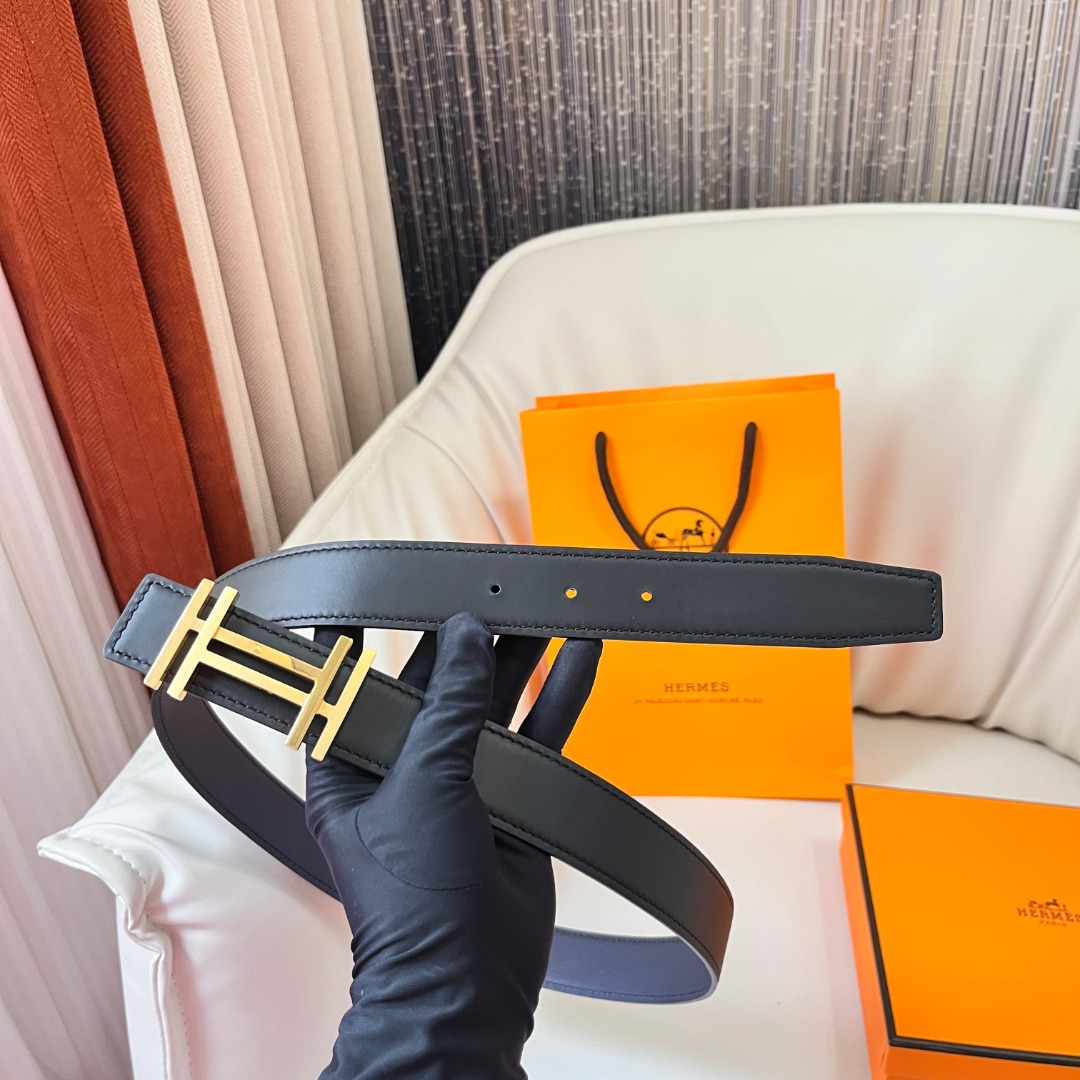 Hermes Reversible Leather Belt with H Buckle, 3.2cm Width 7 o 1i6oqd31j1kgj4v49de1gtt12ch4o