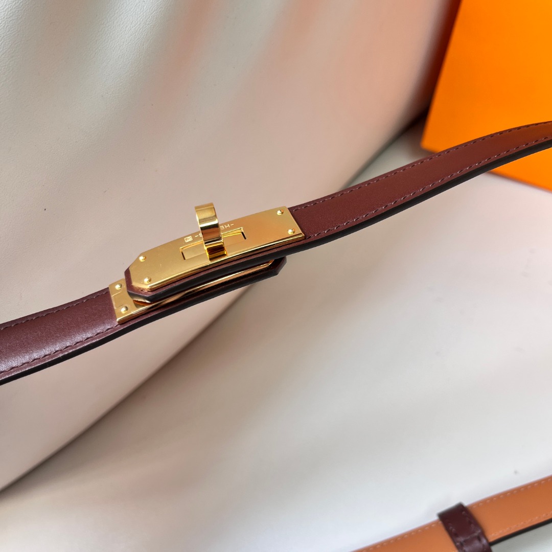 Hermes Kelly 18 Belt with Gold Buckle - Adjustable Size, Premium Quality 3 o 1ib18r5hm81214mptq9p6c1gtr2q