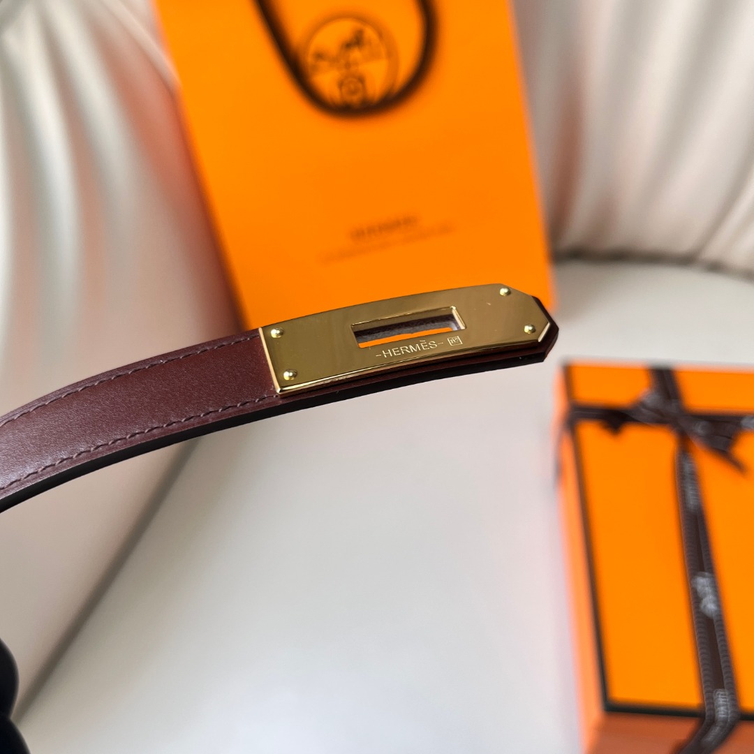 Hermes Kelly 18 Belt with Gold Buckle - Adjustable Size, Premium Quality 9 o 1ib18r5hn1dgh4ohmhg1kjgge30