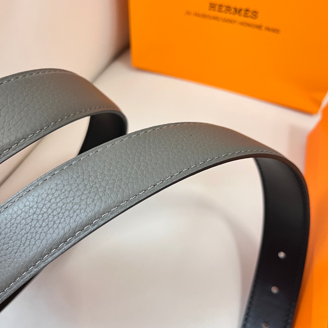 Hermes H Buckle Reversible Leather Belt, 3.2cm Width, Gift Packaging Included 7 o 1ic06lg16ohruc1mls10ee23g3a