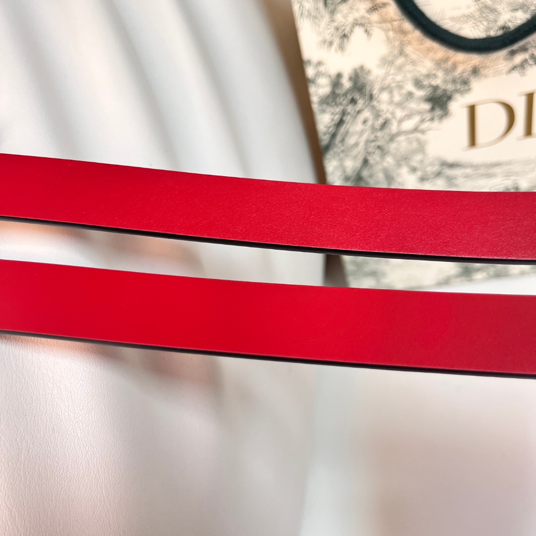 DIOR Red Leather Belt with Enamel Buckle - Elegant and Stylish 8 o 1ickqpbm01phtacf64q1dn5n4n30
