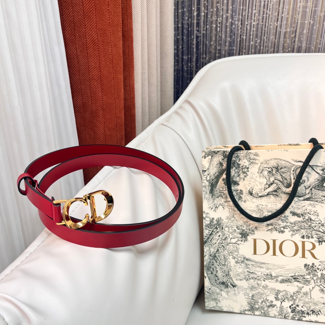 DIOR Red Leather Belt with Enamel Buckle - Elegant and Stylish 10 o 1ickqpbm1guffhhrk11gfh1td232
