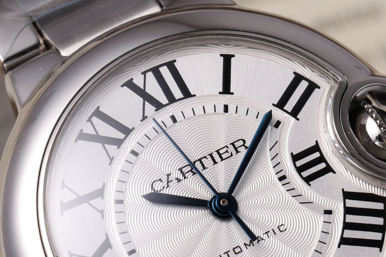 AF Cartier Blue Balloon 33mm Watch with Steel Surface and Crystal Lenses - 图片 3