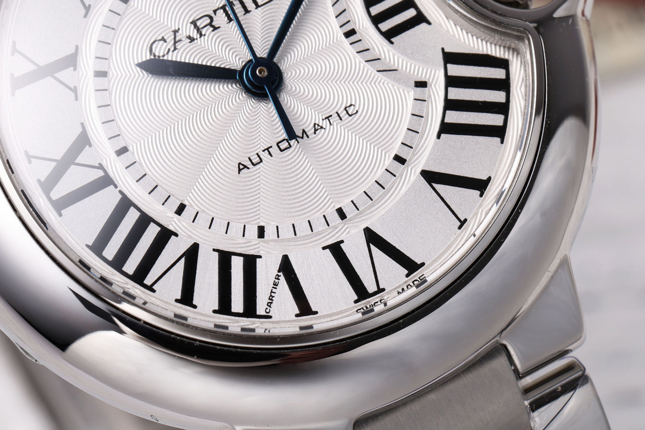 AF Cartier Blue Balloon 33mm Watch with Steel Surface and Crystal Lenses - 图片 4