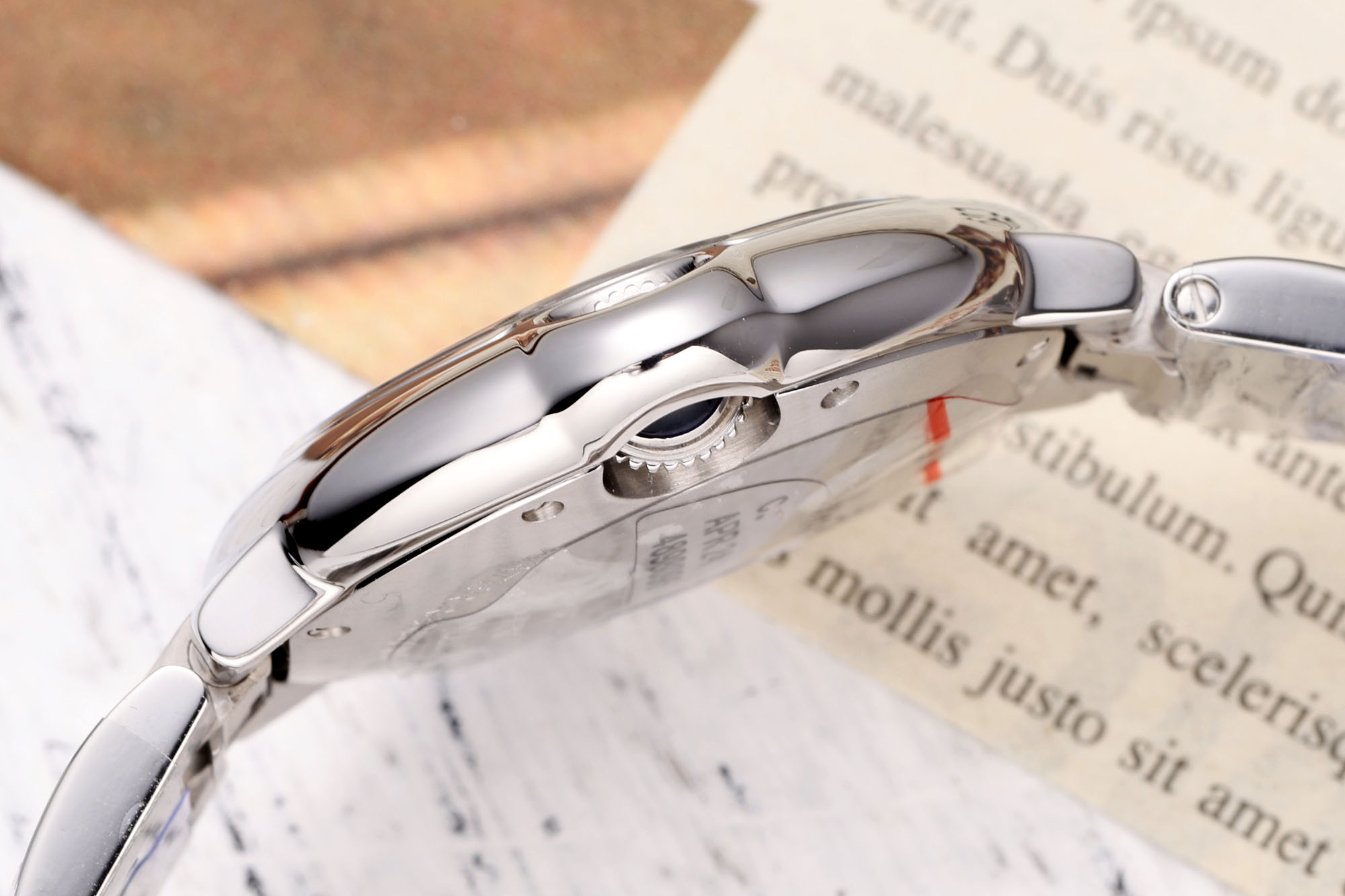 AF Cartier Blue Balloon 33mm Watch with Steel Surface and Crystal Lenses - 图片 5