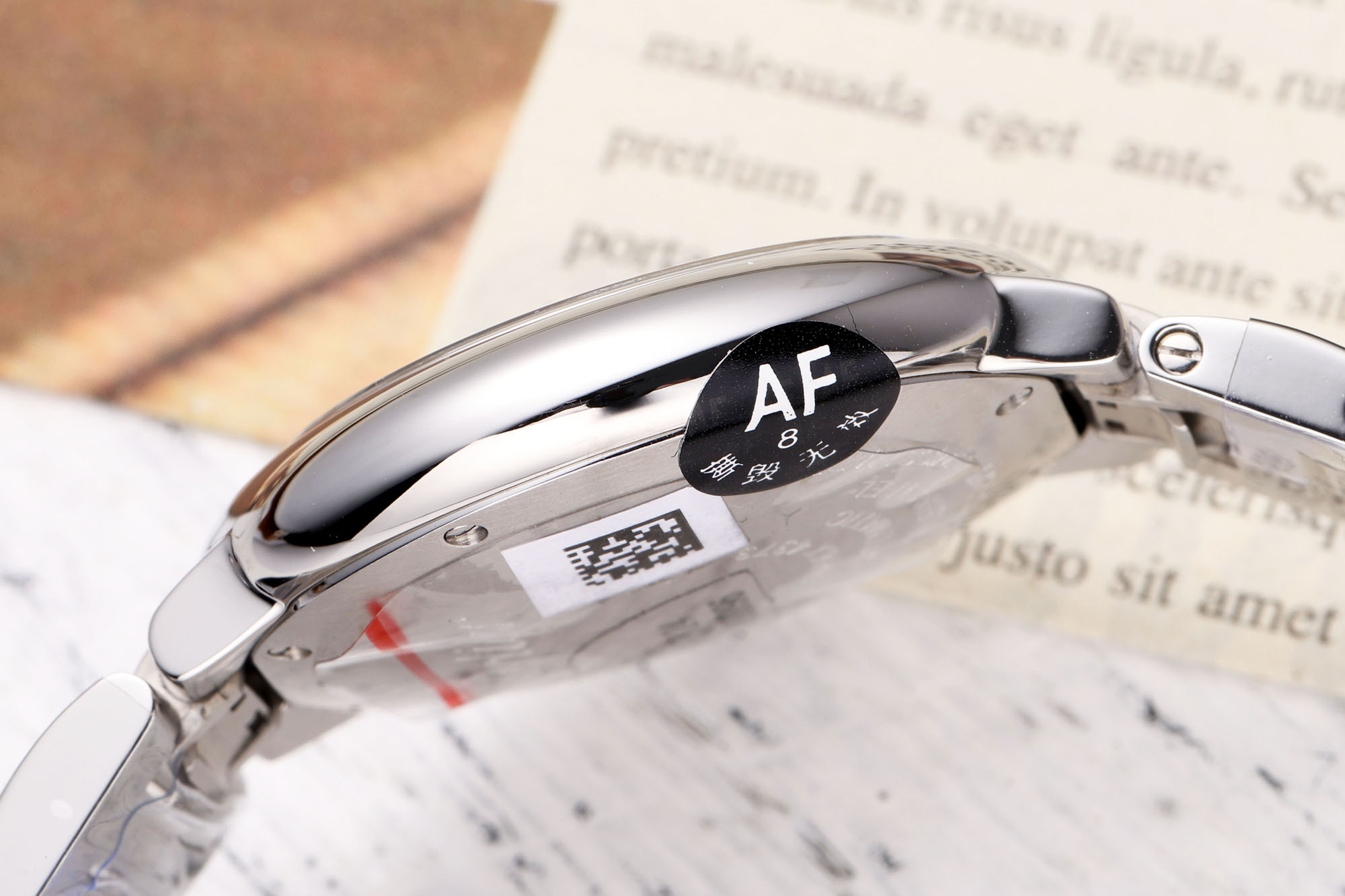 AF Cartier Blue Balloon 33mm Watch with Steel Surface and Crystal Lenses - 图片 6
