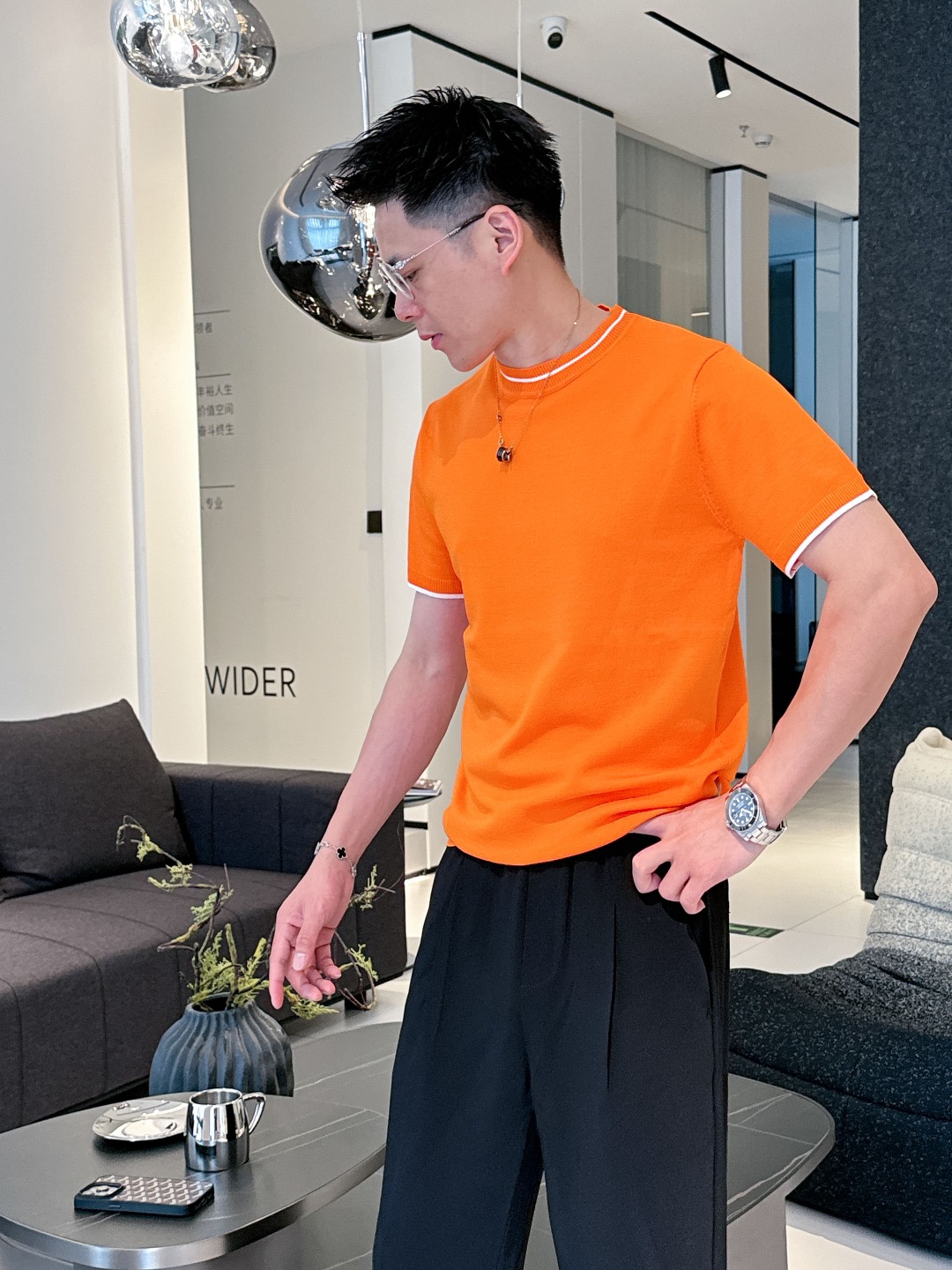 Hermes Men's Knitted Short Sleeve T-Shirt with Logo - Stylish & Comfortable 5 o 1i5bpvepf10trgaojcapka1kt13