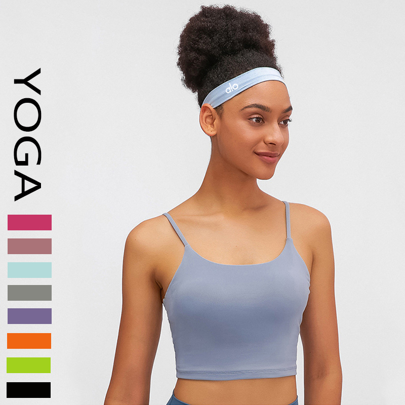 Alo accessories alo yoga headband men and women outdoor running fitness sports sweat-absorbent high elastic solid color