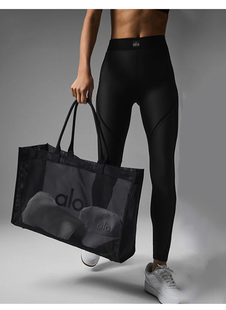 Alo accessories aloyoga transparent mesh bag mainly yoga fitness bag sports women s bag outdoor fitness bag travel cross-body