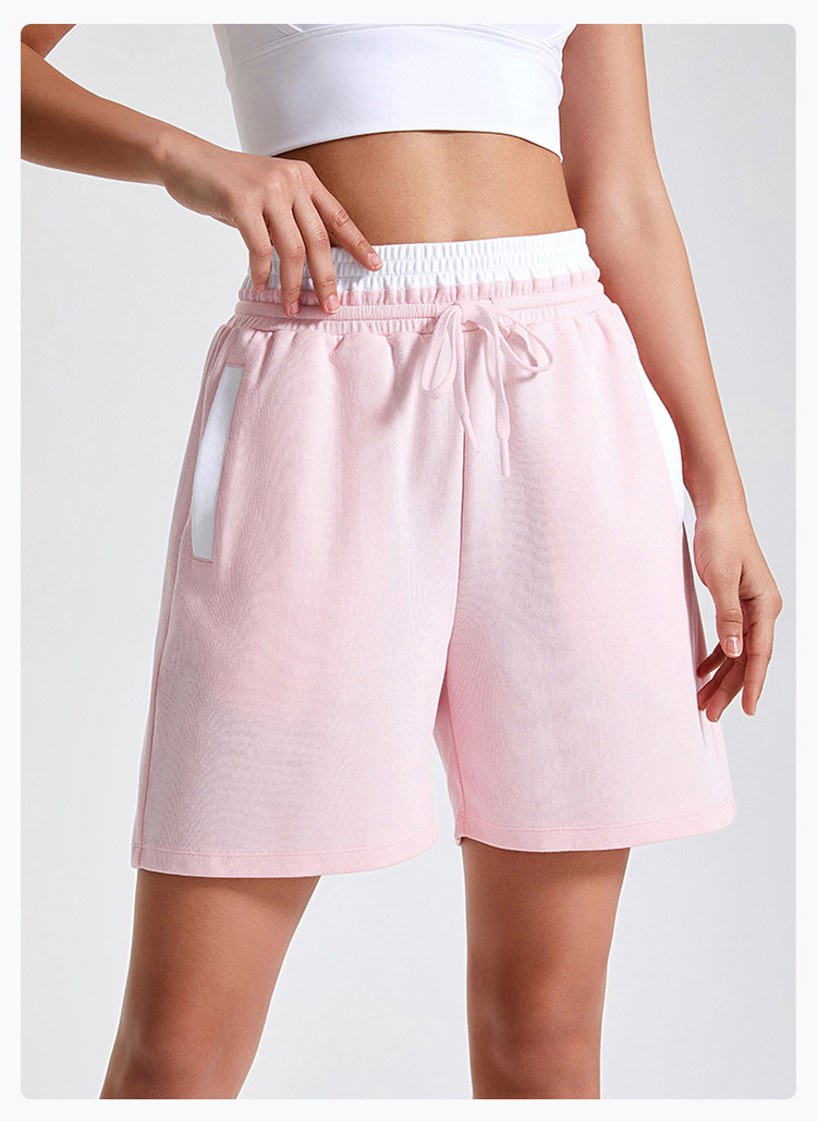 Alo shorts lounge beige and navy