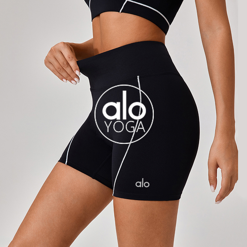 Alo shorts yoga blue, black, pink, gray
