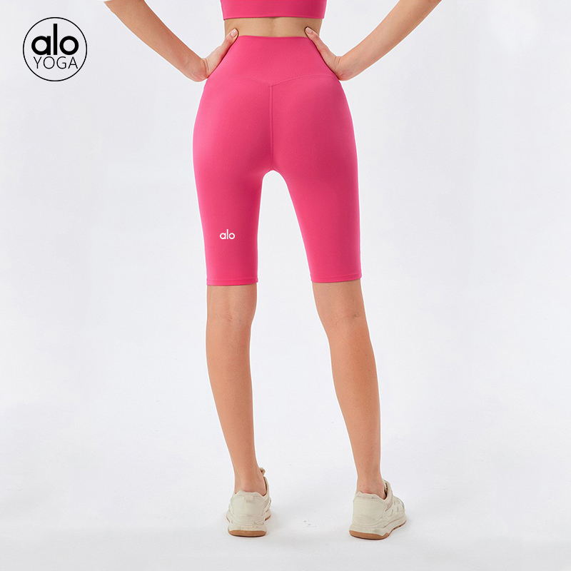 Alo capri yoga pink and blue