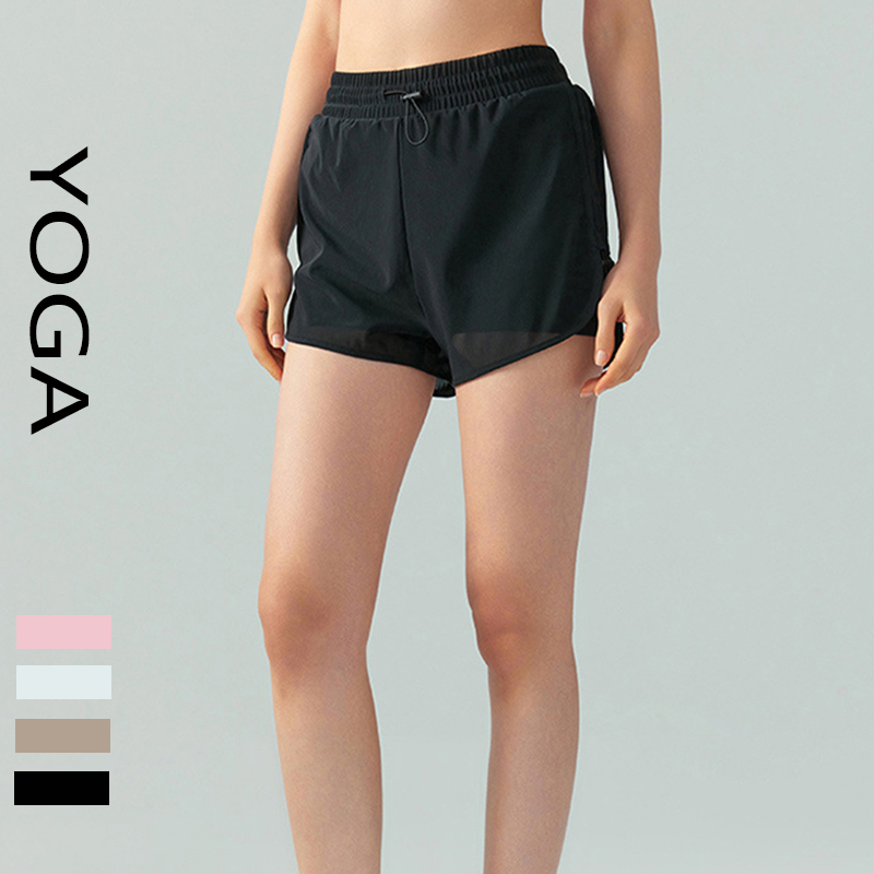 Alo shorts run beige yoga