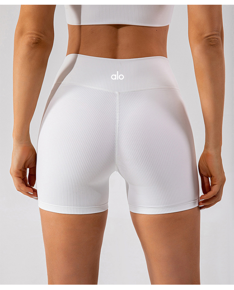 Alo shorts yoga white and navy