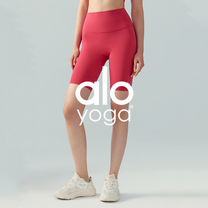 Alo shorts yoga pink