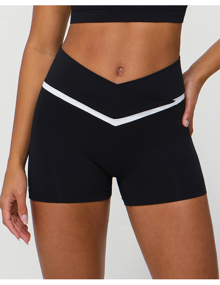 Alo shorts yoga burgundy / navy blue with white trim