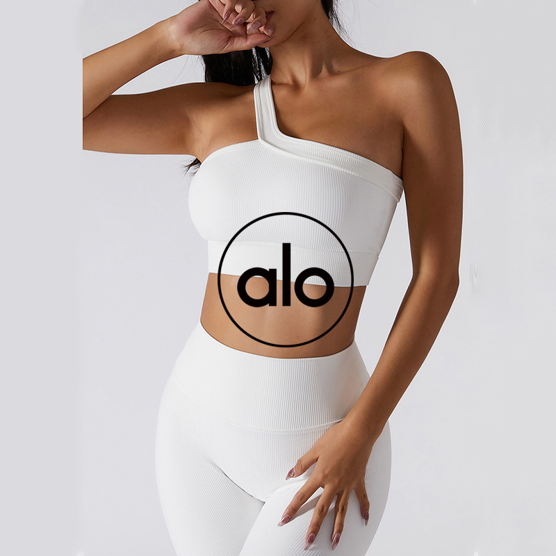 Alo sports bra training navy yoga