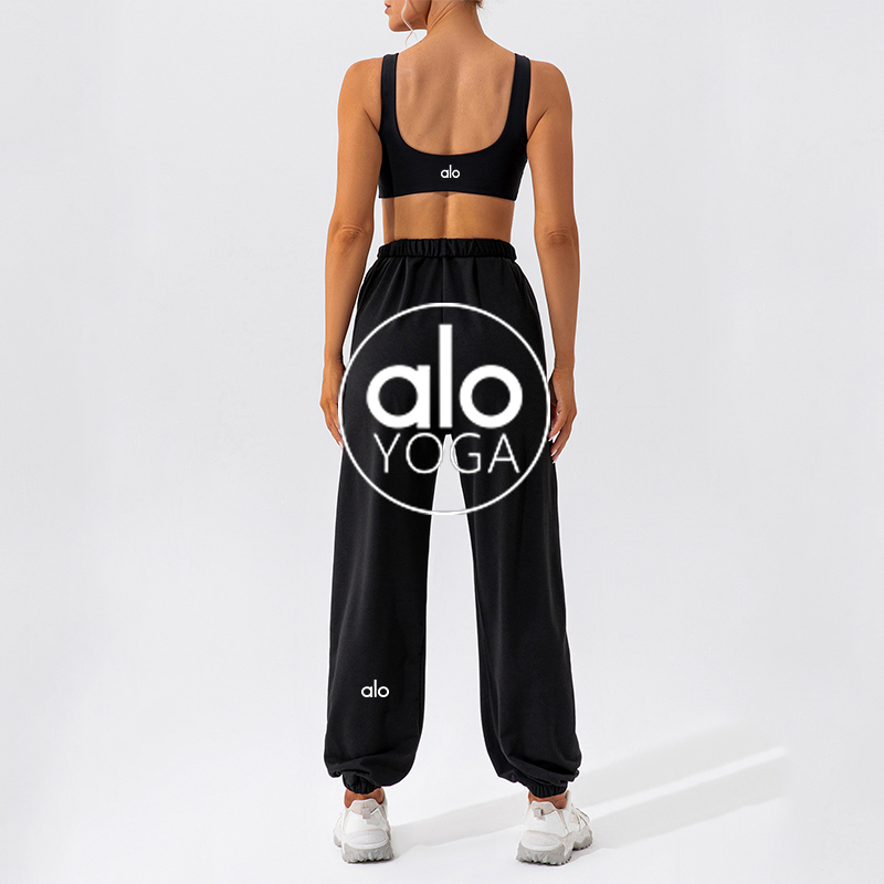 Alo sports bra yoga pink