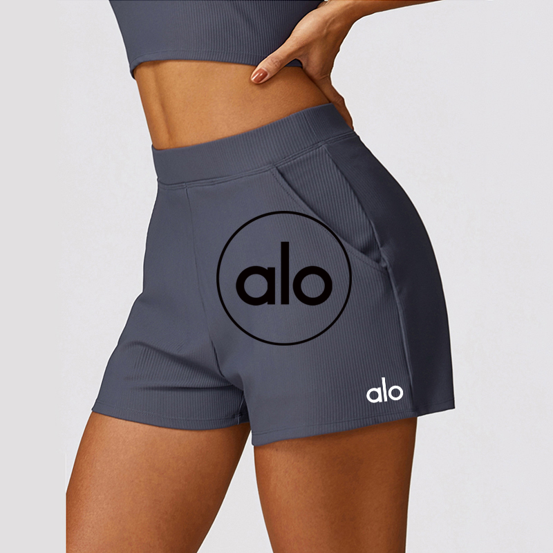 Alo shorts training dark gray