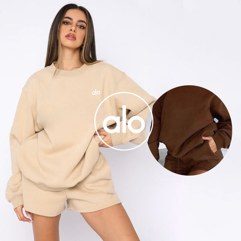 Alo set lounge green and beige