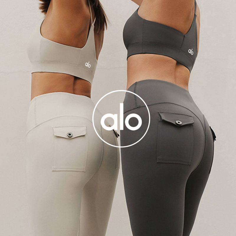 Alo sports bra yoga white