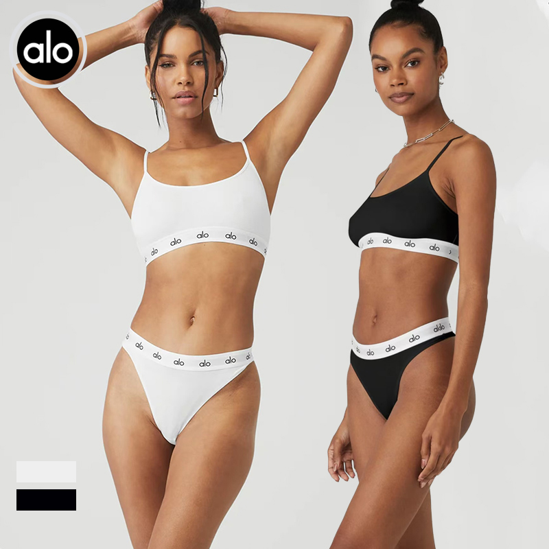 Alo sports bra yoga white