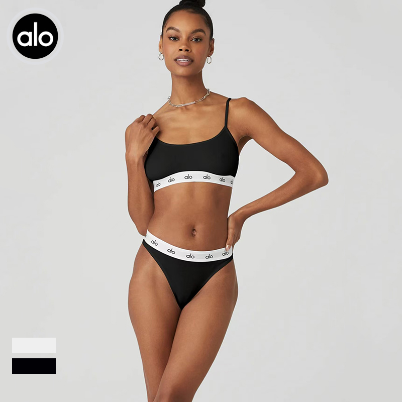 Alo sports bra yoga white