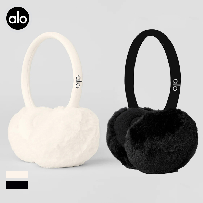 Alo accessories aloyoga winter plush ear-mounted plus velvet anti-cold and warm earmuffs anti-freeze ear warmers