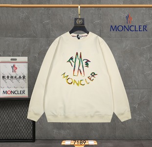 Moncler Clothing Sweatshirts Best Like Apricot Color Black White Printing Fashion