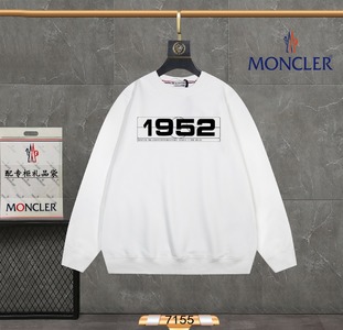 Moncler AAA Clothing Sweatshirts Apricot Color Black White Printing Fashion