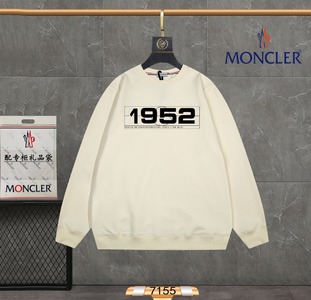 Moncler Fashion Clothing Sweatshirts Customize Best Quality Replica Apricot Color Black White Printing Fashion