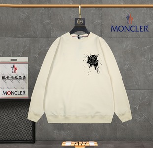 Moncler Clothing Sweatshirts from China 2023 Apricot Color Black White Printing Fashion