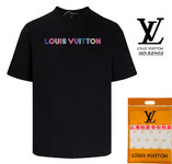 Louis Vuitton Replicas
 Clothing T-Shirt Apricot Color Black White Unisex Short Sleeve