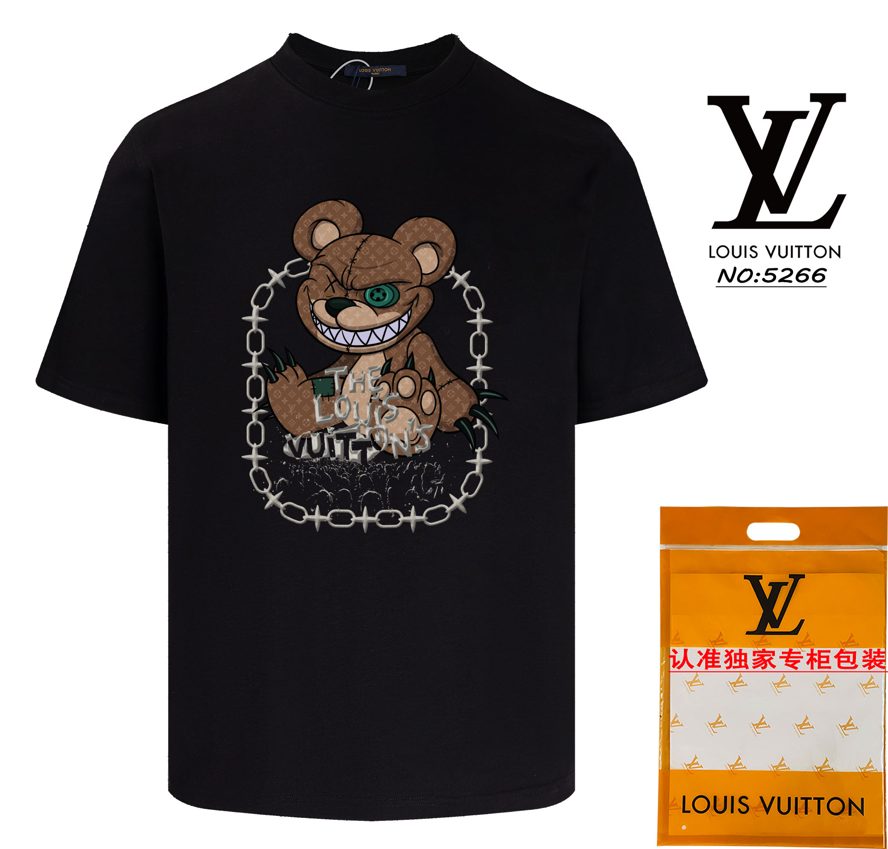 Louis Vuitton Clothing T-Shirt Designer Wholesale Replica
 Apricot Color Black White Unisex Short Sleeve